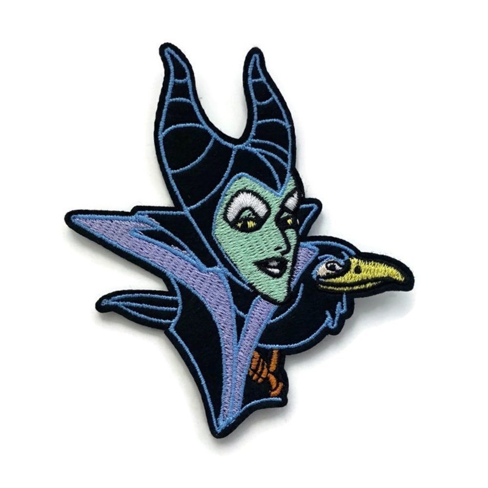 Maleficent Embroidered Patch